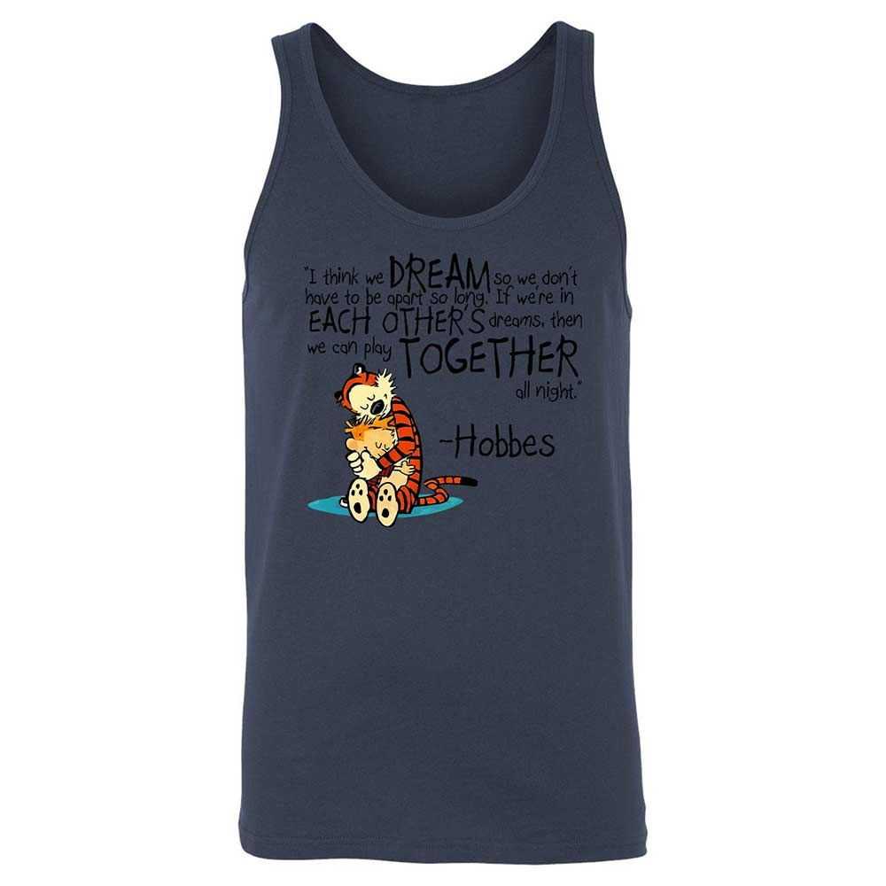 Calvin Hobbes Dreams - Navy - 8
