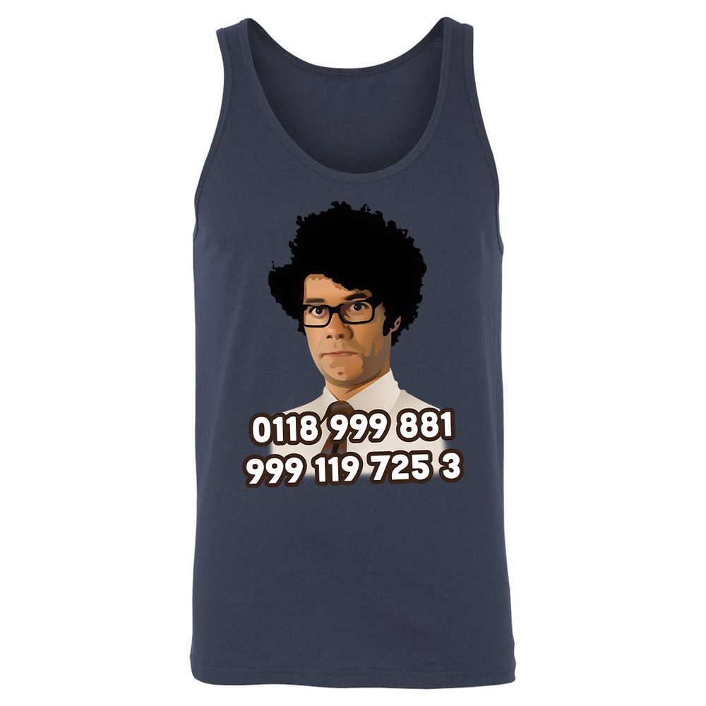 Unisex Jersey Tank - MD8GVSQL - Navy - 8