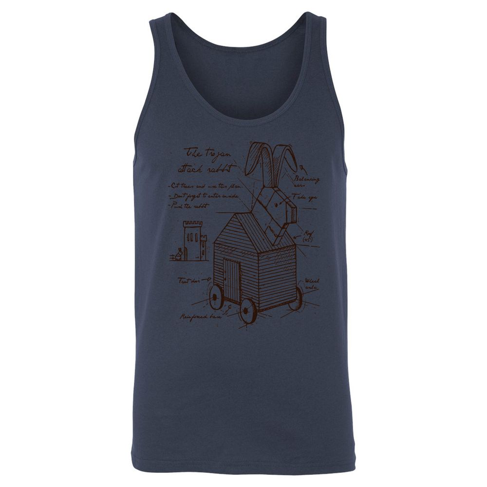 Unisex Jersey Tank - Q7NYSGFQ - Navy - 8
