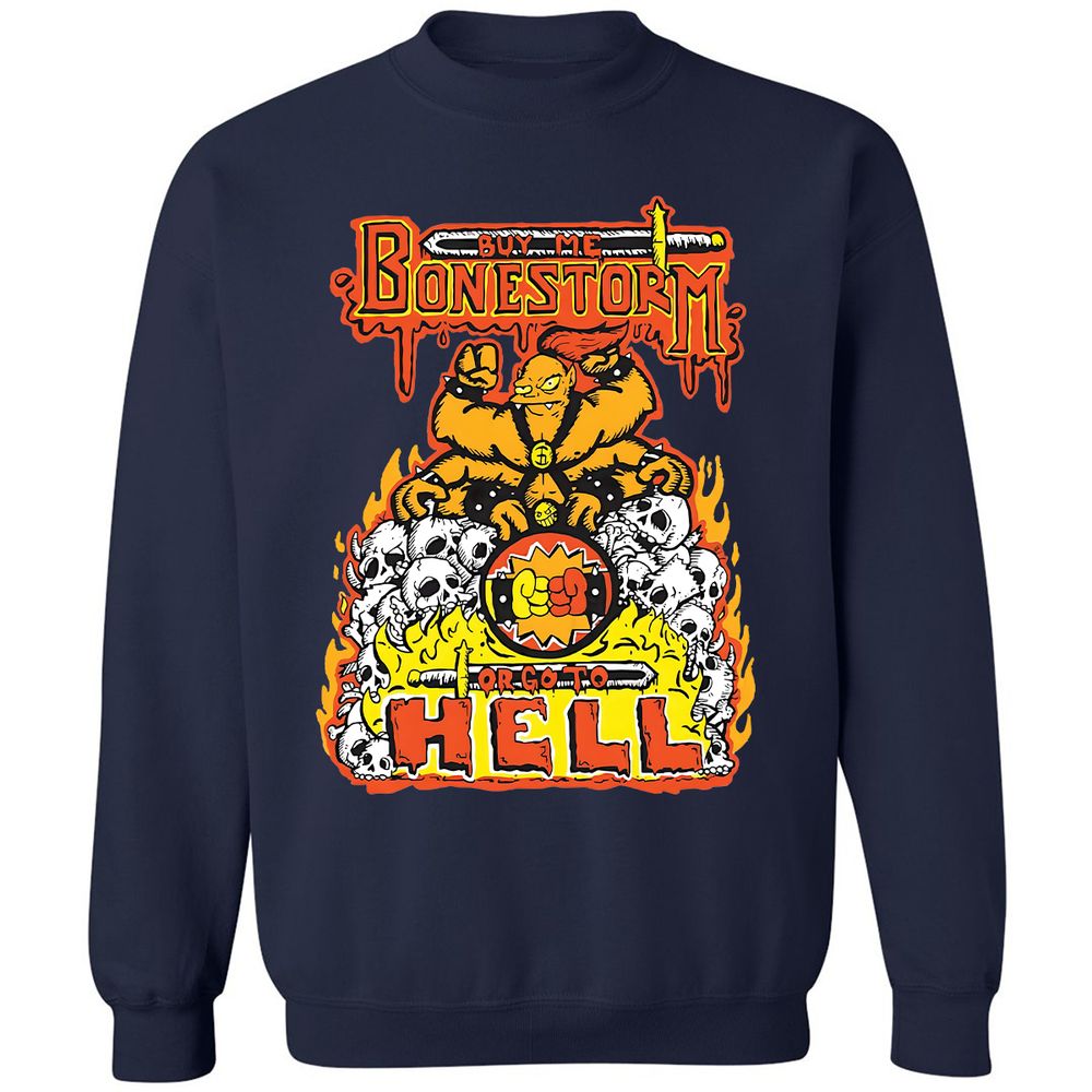 Classic Unisex Sweatshirt - A3U8XR5F - Navy - 8