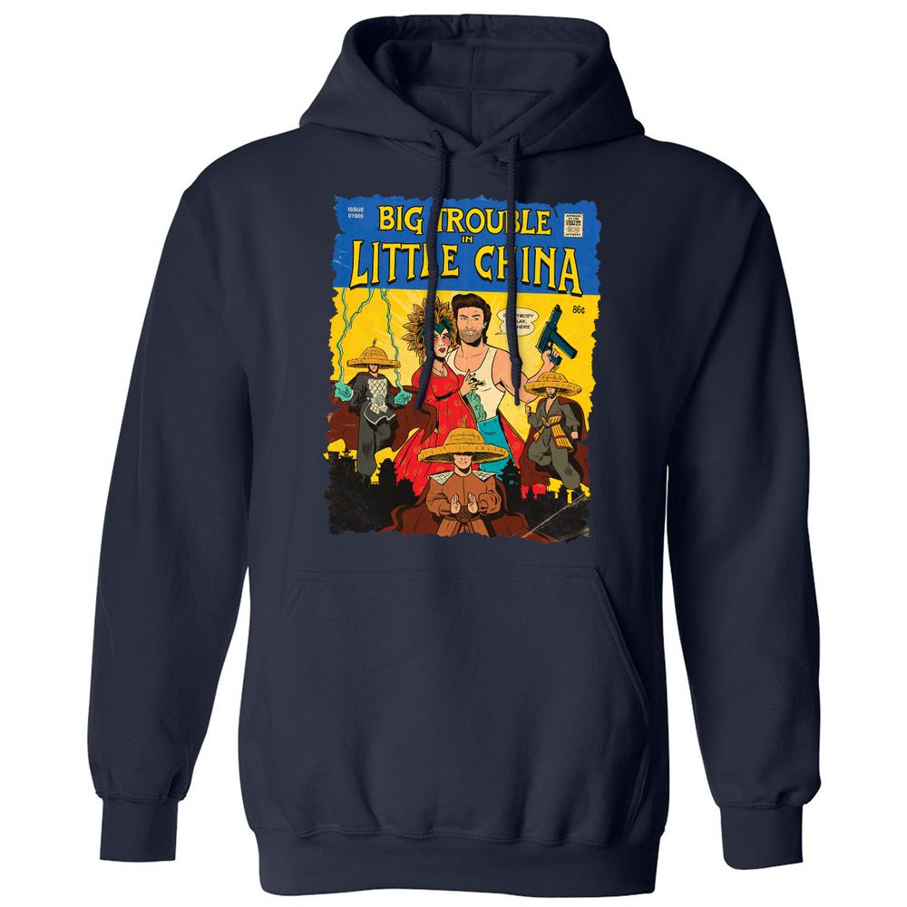 Classic Unisex Hoodie - QN6JZKCU - Navy - 8
