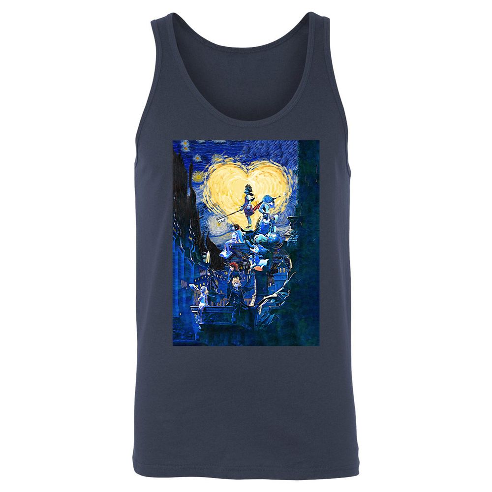 Unisex Jersey Tank - QUA88TEH - Navy - 8