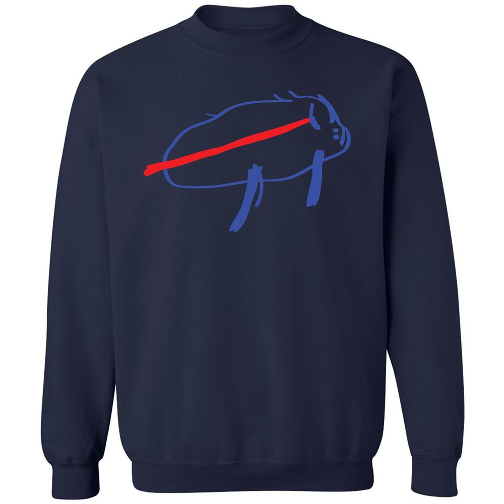 Classic Unisex Sweatshirt - S4GZN3QE - Navy - 8