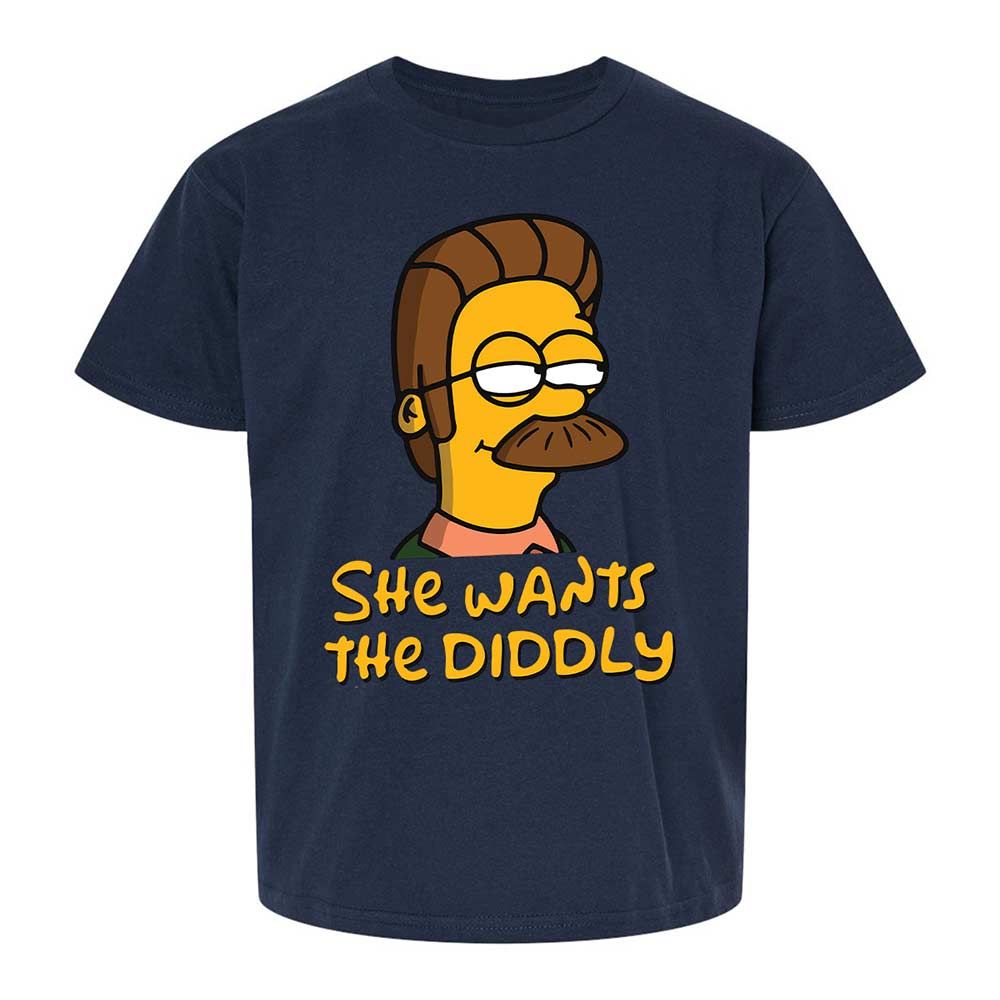 She Wants The Diddly - Navy - 8