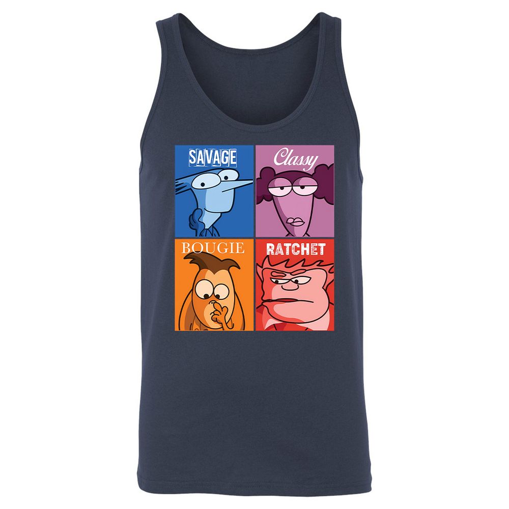 Unisex Jersey Tank - XGV6JA87 - Navy - 8