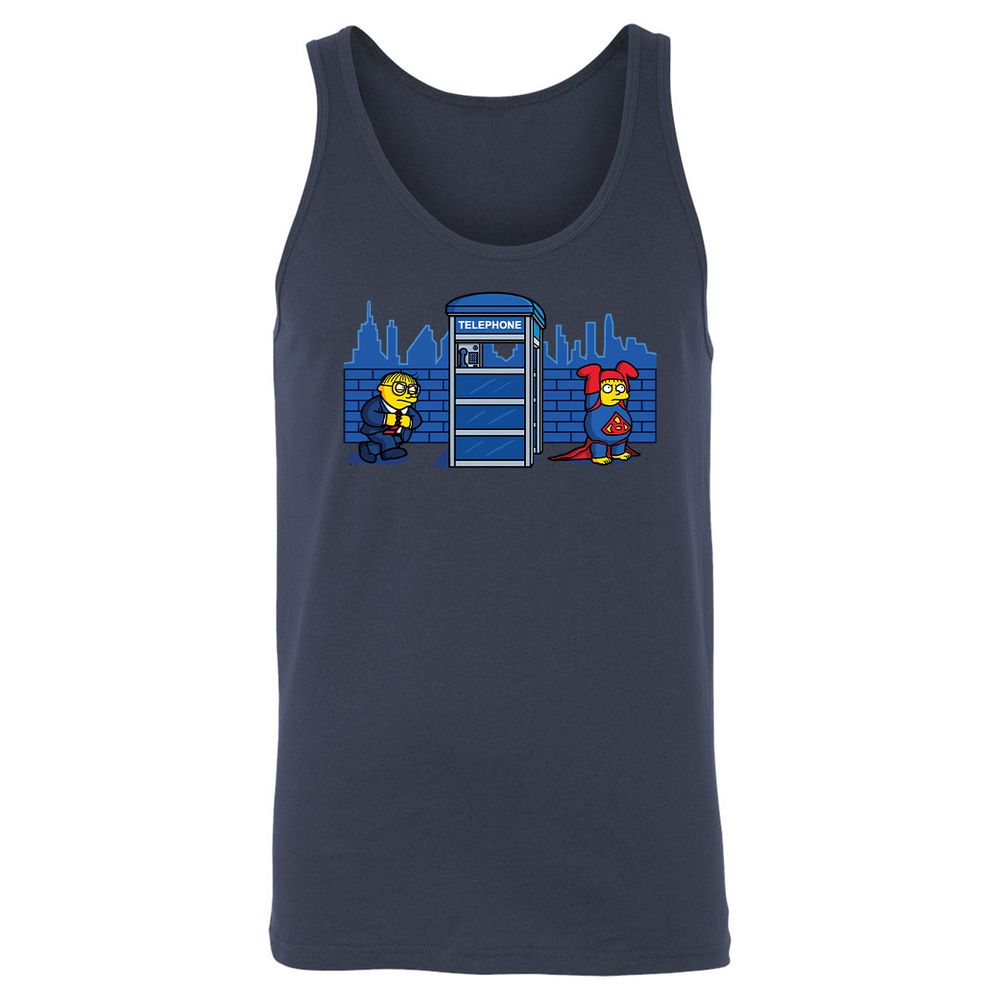 Unisex Jersey Tank - BLCZXYSP - Navy - 8