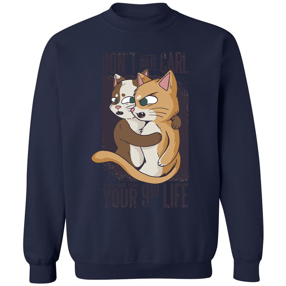 Classic Unisex Sweatshirt - SEQ3H96D - Navy - 8