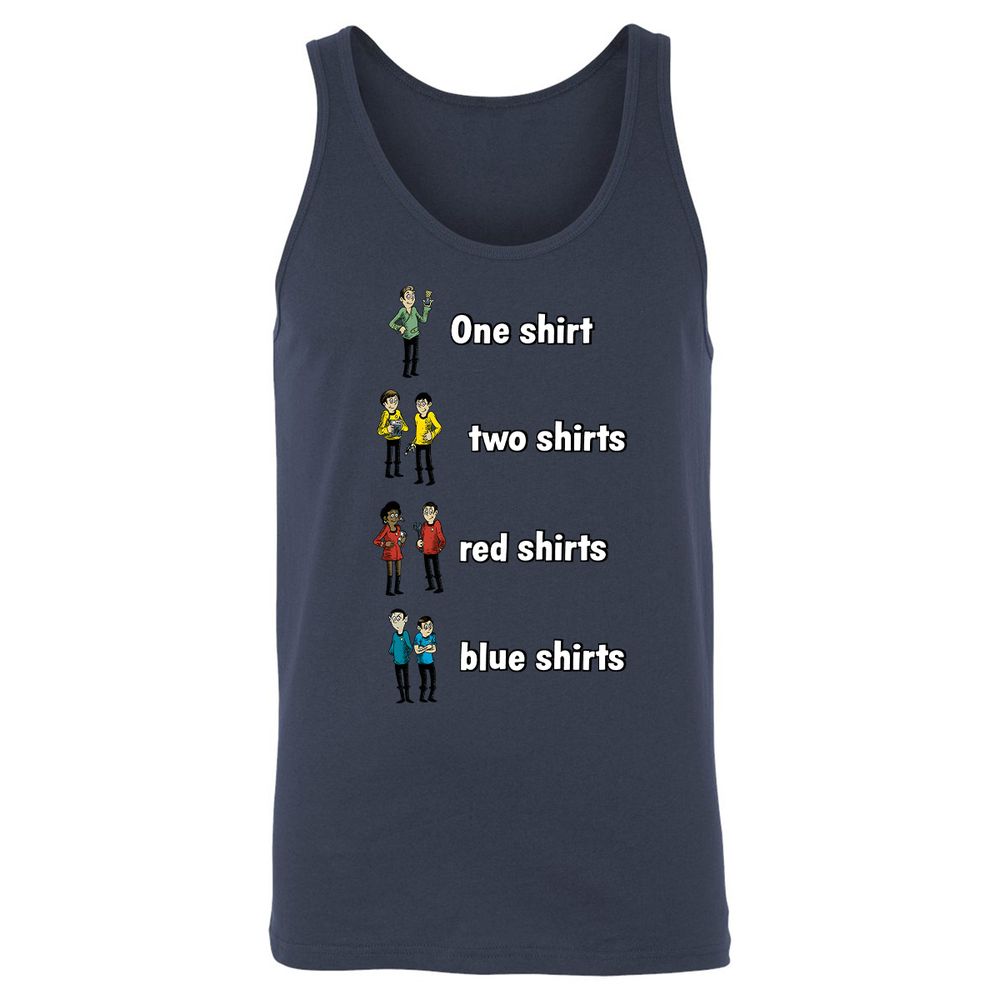 Unisex Jersey Tank - YPMCXEH7 - Navy - 8