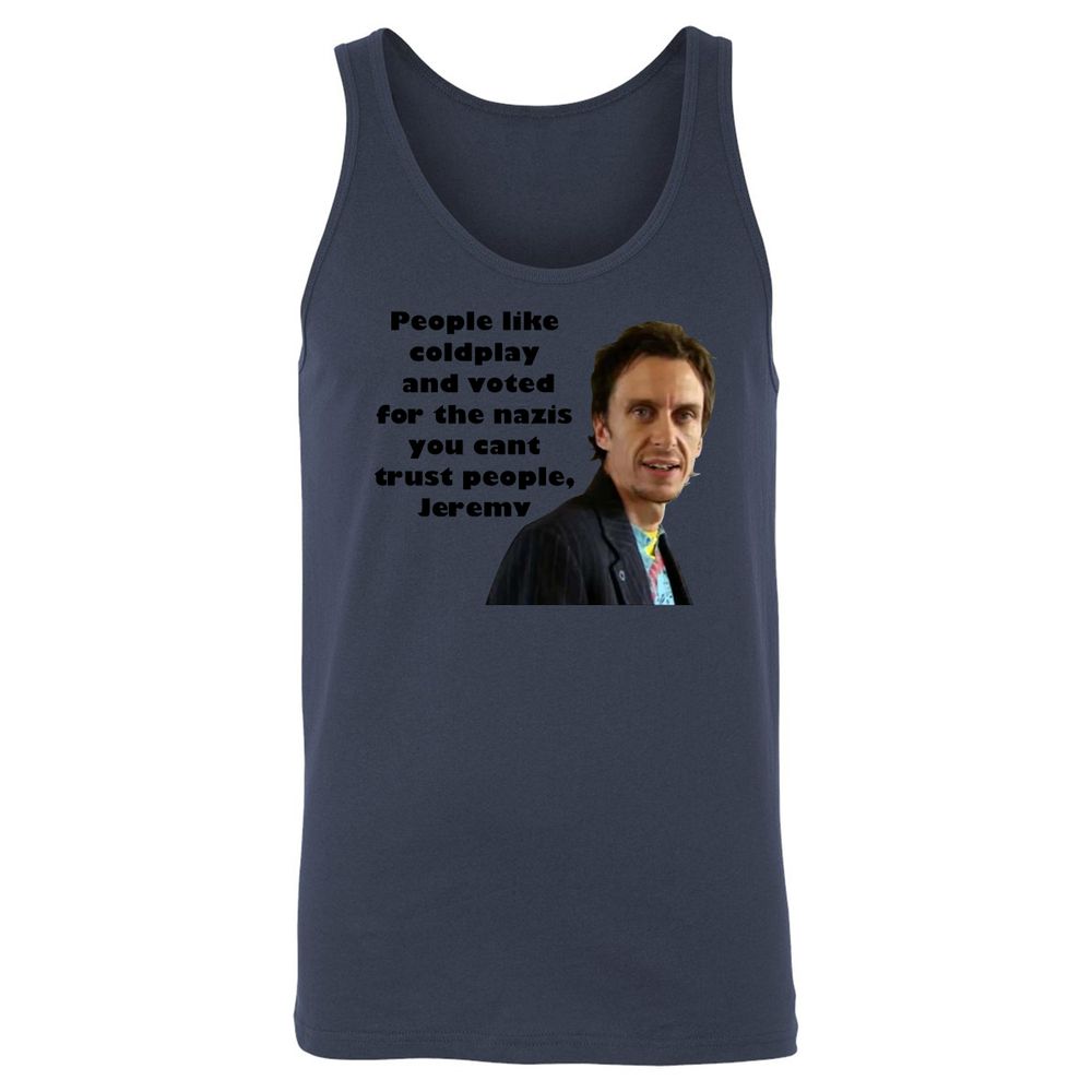 Unisex Jersey Tank - HTZJBBFK - Navy - 8