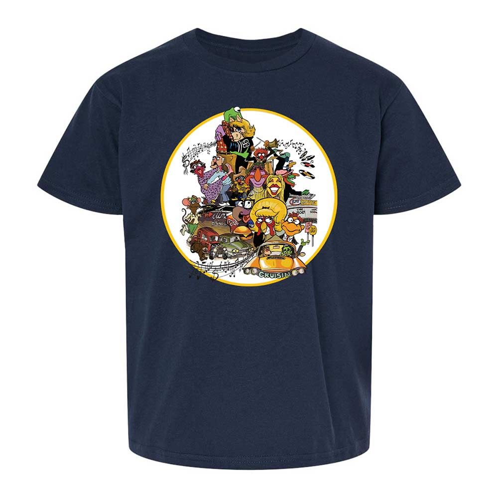 Muppet Graffiti - Navy - 8