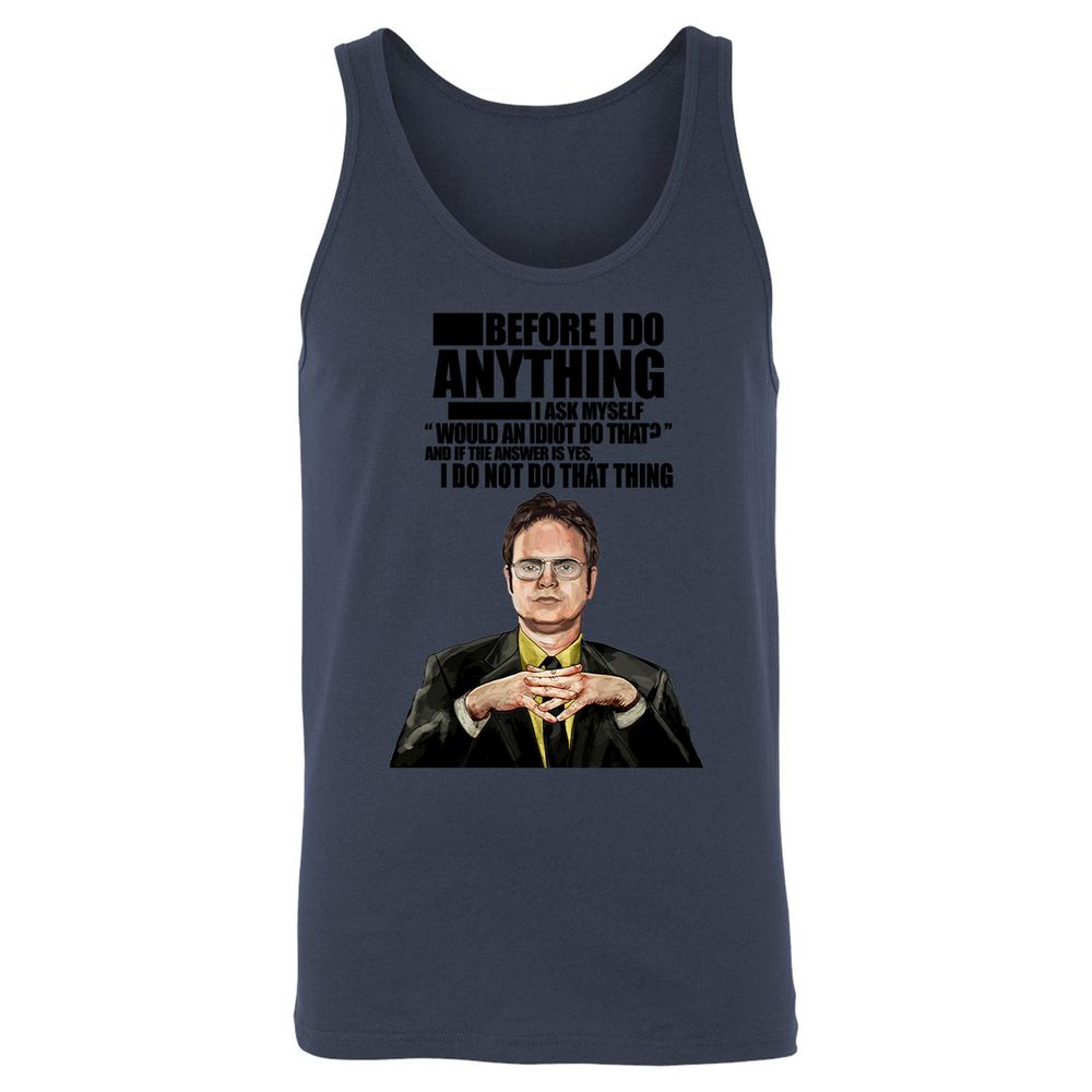 Unisex Jersey Tank - 2YDRFHMS - Navy - 8