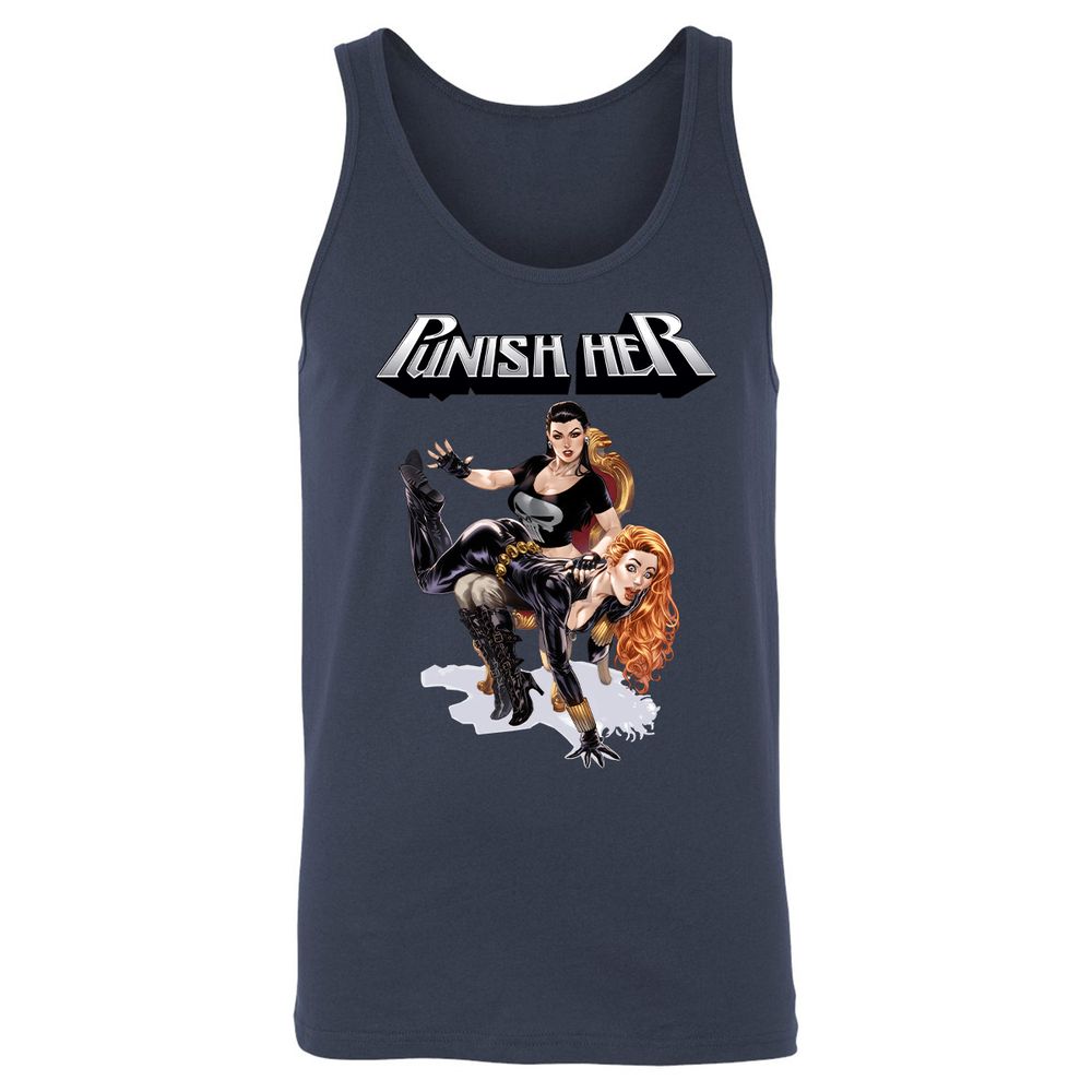 Unisex Jersey Tank - DAHESTQZ - Navy - 8