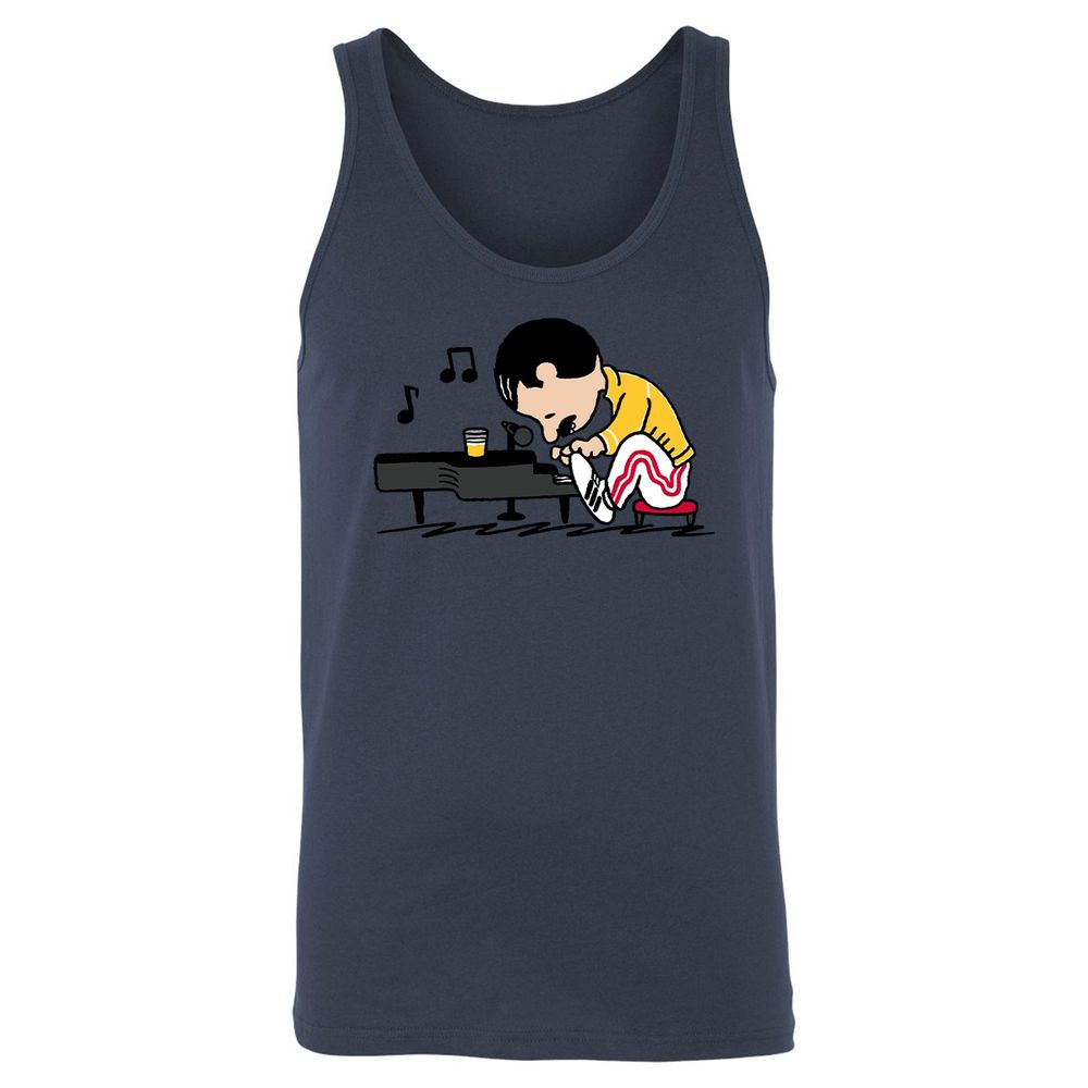 Unisex Jersey Tank - 6L67D24Y - Navy - 8