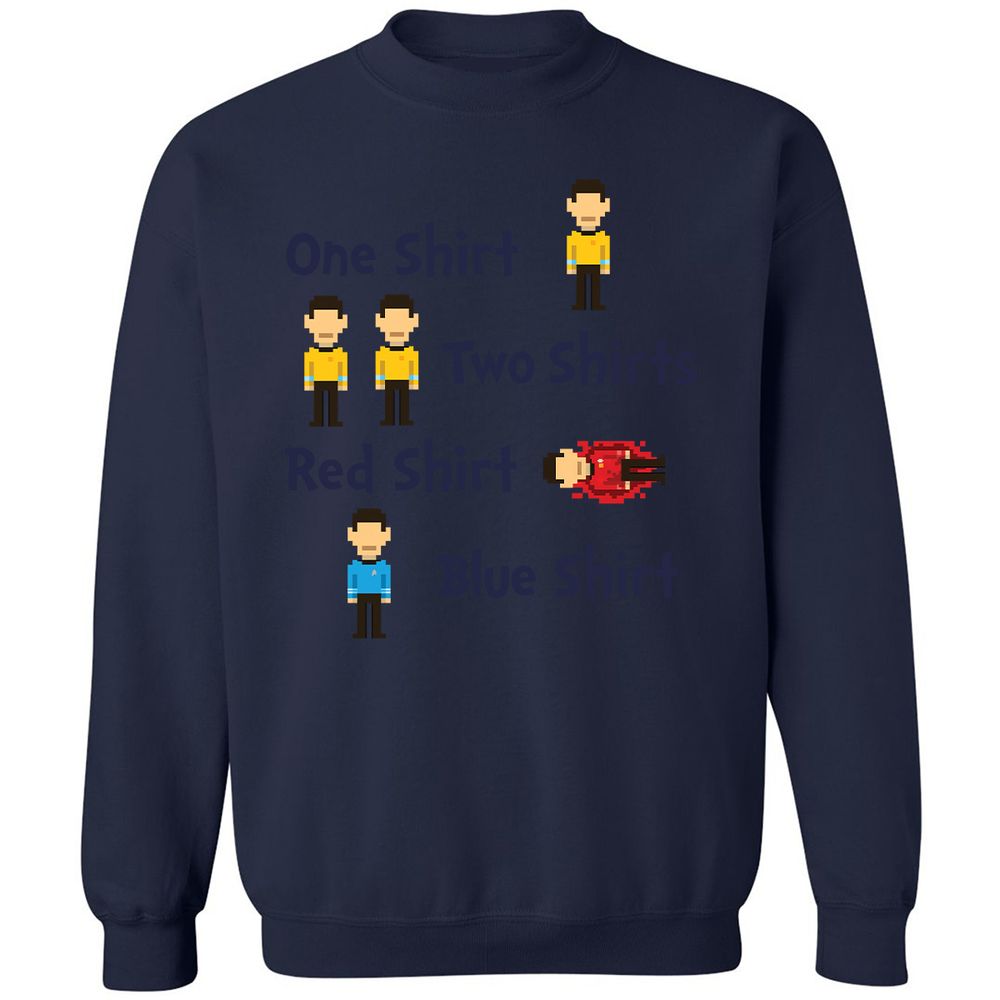 Red Shirt, Blue Shirt - Navy - 8