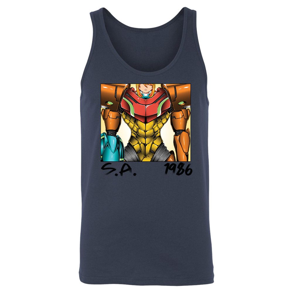 Unisex Jersey Tank - 5D5QZ9D7 - Navy - 8