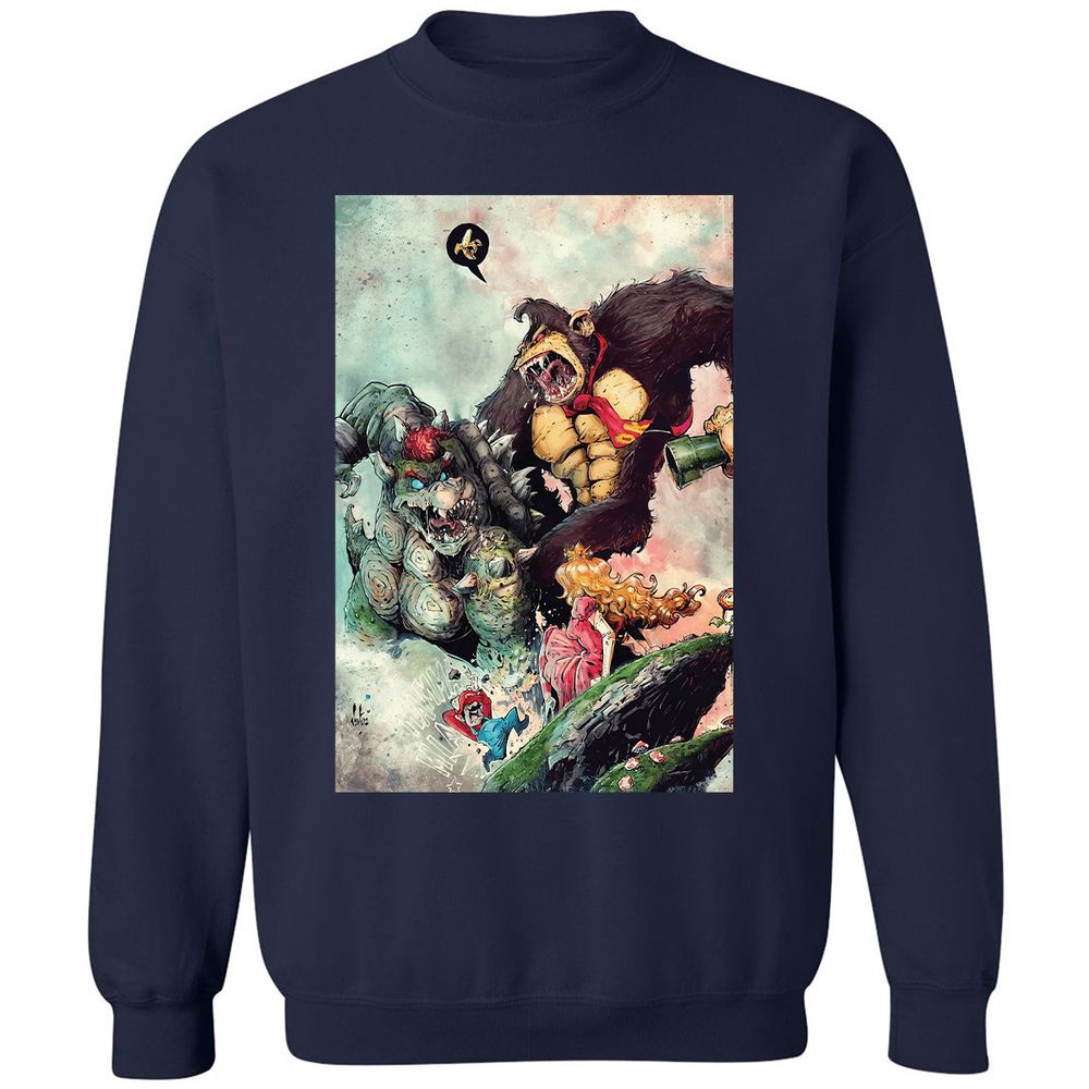 Classic Unisex Sweatshirt - WX3UADL8 - Navy - 8