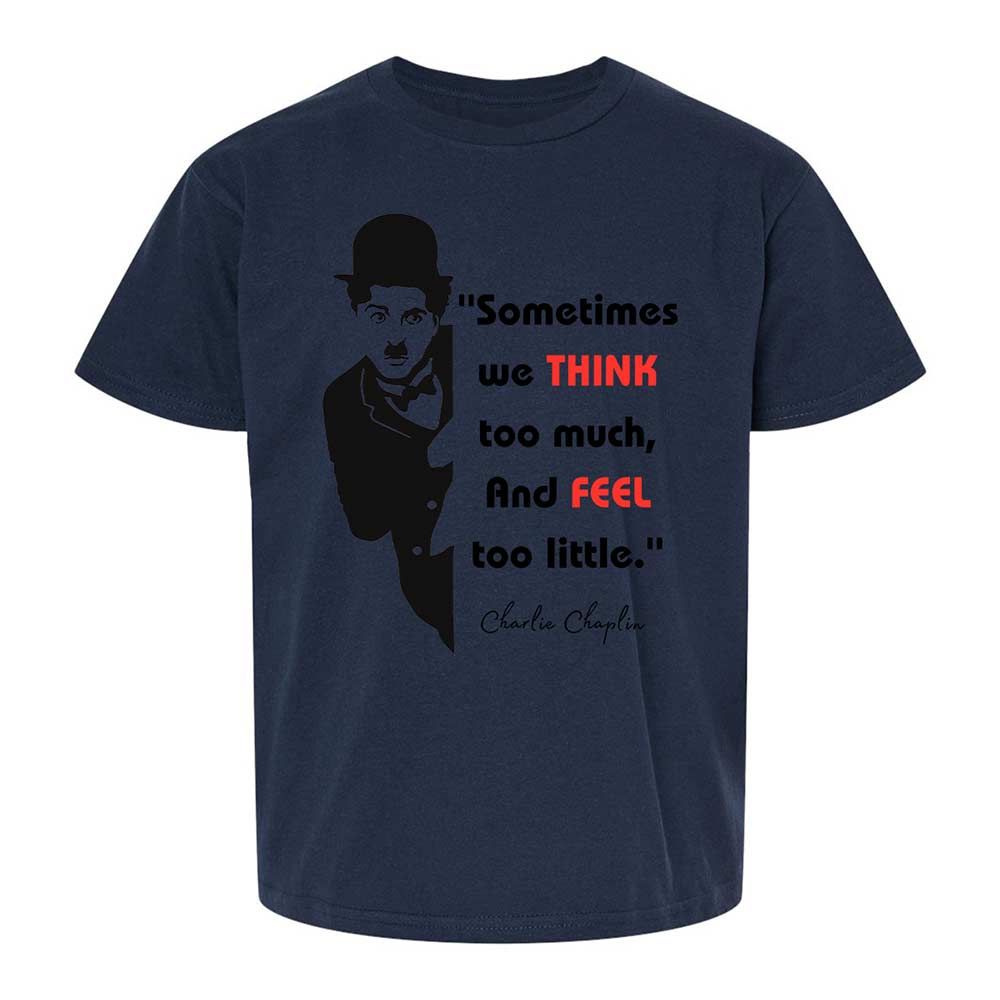 Sometimes we think too much - Navy - 8