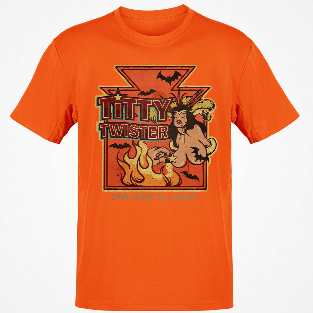 Classic Unisex T-Shirt - F4UEUXBN - Orange - 8