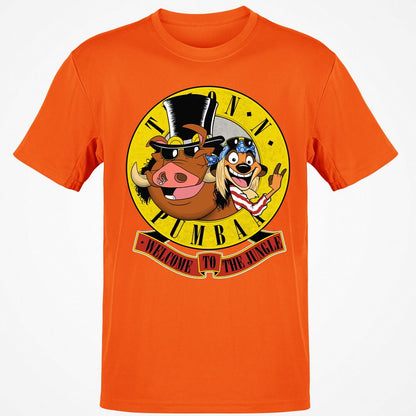 Classic Unisex T-Shirt - Black - Orange - 8