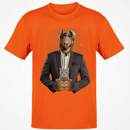 Classic Unisex T-Shirt - XZE8UFCW - Orange - 8