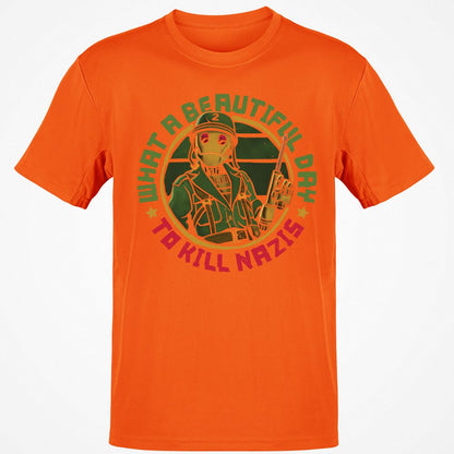 Classic Unisex T-Shirt - Q6T1GFBX - Orange - 8