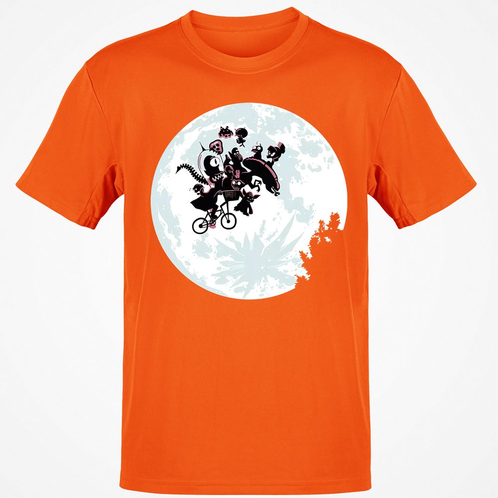 Classic Unisex T-Shirt - B5YLXY4Z - Orange - 8