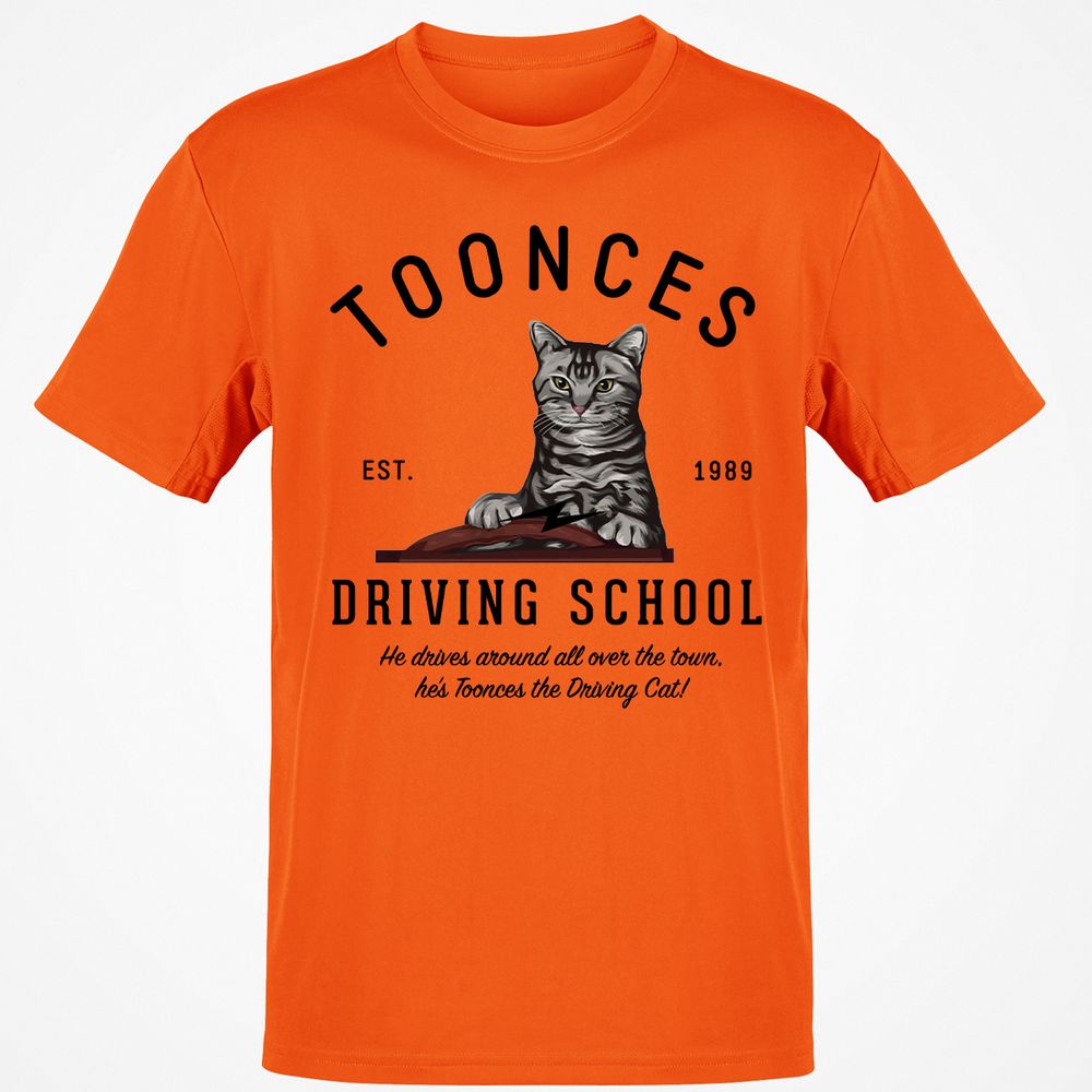Funny Cat Driving School - Orange - 8