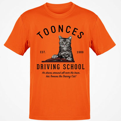 Funny Cat Driving School - Orange - 8