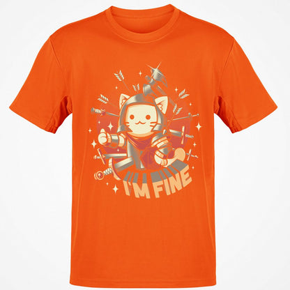 Classic Unisex T-Shirt - 4HTZAEKF - Orange - 8