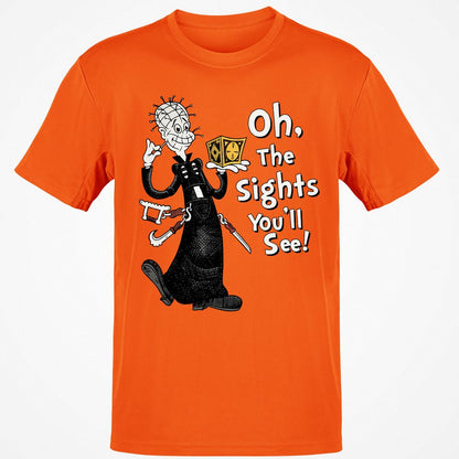 Classic Unisex T-Shirt - ZJD75F9X - Orange - 8