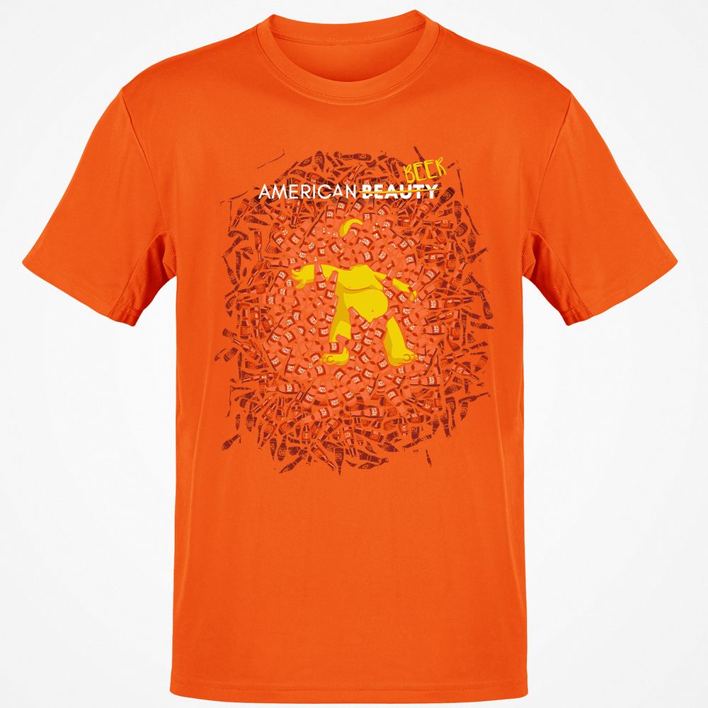 Classic Unisex T-Shirt - Y8BQV1KH - Orange - 8