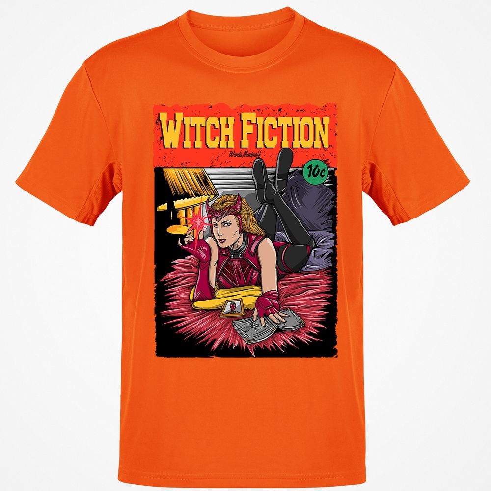 Classic Unisex T-Shirt - EQJFU1C6 - Orange - 8