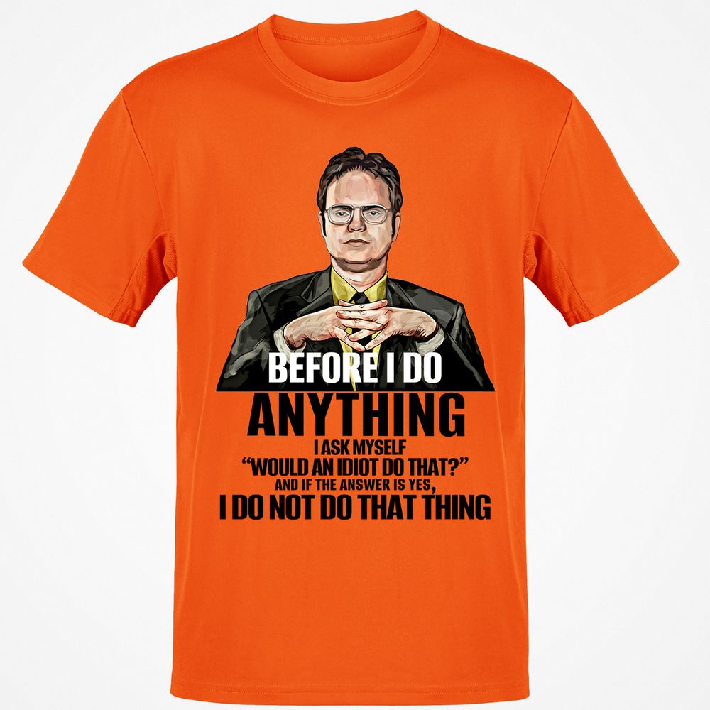 Classic Unisex T-Shirt - 5B3HACJX - Orange - 8