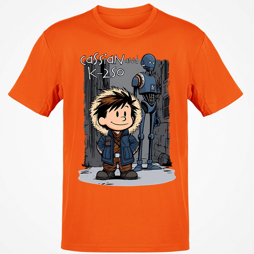 Classic Unisex T-Shirt - H5MPGAW1 - Orange - 8