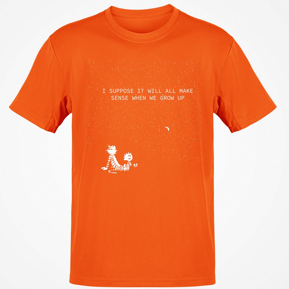 Calvin and Hobbes Stars - Orange - 8