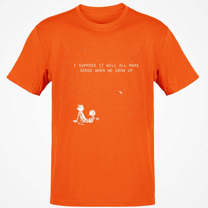 Calvin and Hobbes Stars - Orange - 8