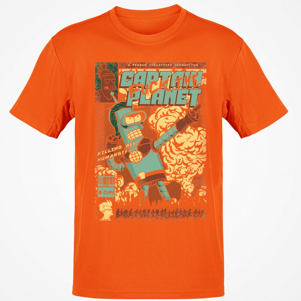 Classic Unisex T-Shirt - R523ELQK - Orange - 8