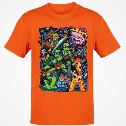 Classic Unisex T-Shirt - HUMQPNWC - Orange - 8