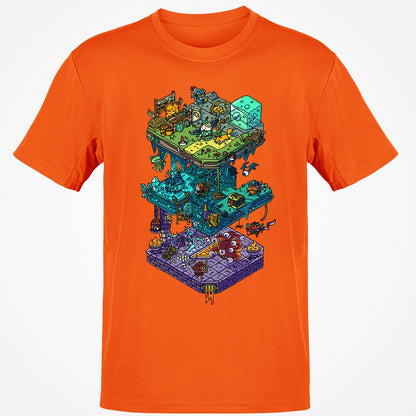 Classic Unisex T-Shirt - QXH67KLV - Orange - 8