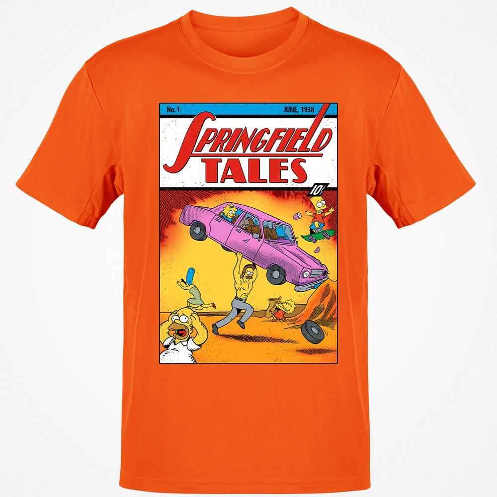 Classic Unisex T-Shirt - UFRNSQV9 - Orange - 8