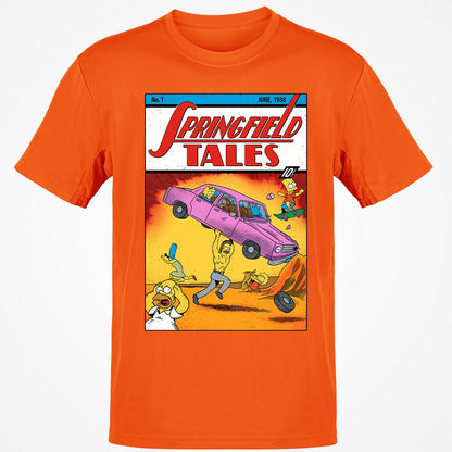 Classic Unisex T-Shirt - UFRNSQV9 - Orange - 8