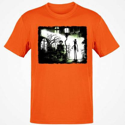 Classic Unisex T-Shirt - Black - Orange - 8
