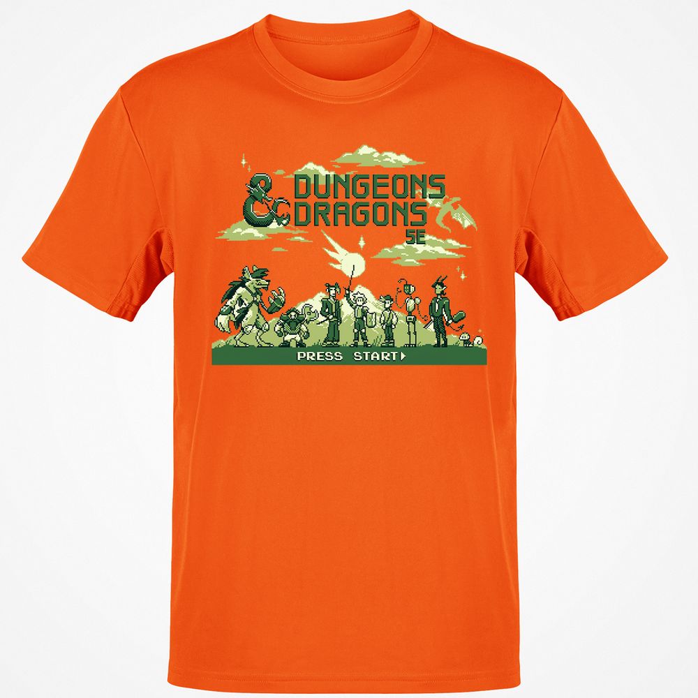 Classic Unisex T-Shirt - 5LEG2RJR - Orange - 8