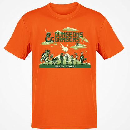 Classic Unisex T-Shirt - 5LEG2RJR - Orange - 8