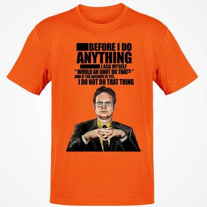 Classic Unisex T-Shirt - V2S5LW9W - Orange - 8