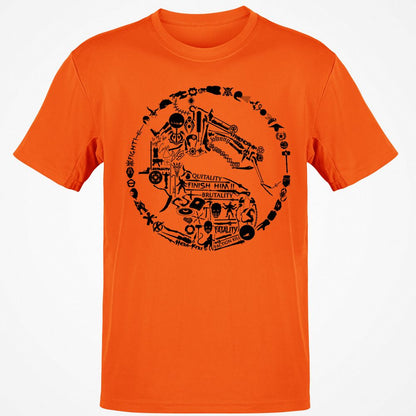 Classic Unisex T-Shirt - VF7E71ZD - Orange - 8