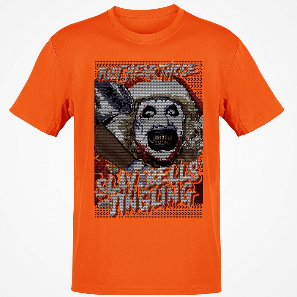Slay Bells Jingling Classic Unisex T-Shirt - Orange - 8