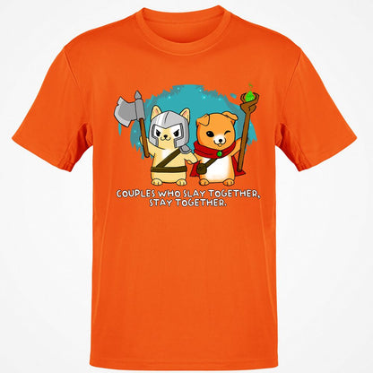 Classic Unisex T-Shirt - R2YV8DSW - Orange - 8