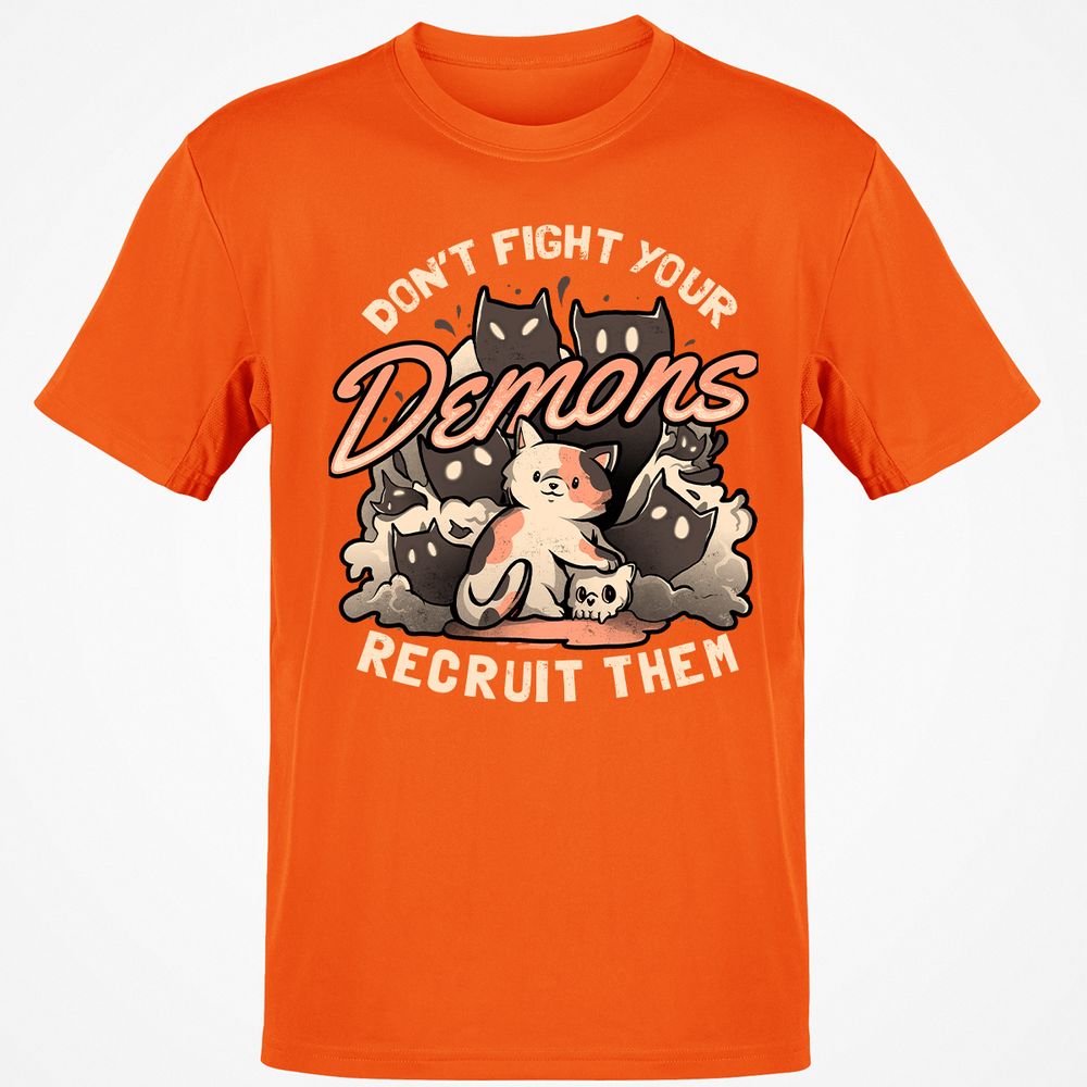 Classic Unisex T-Shirt - YKYVDVJQ - Orange - 8