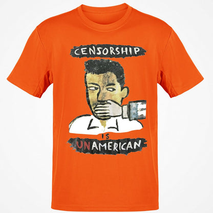Censorship is Unamerican - Orange - 8